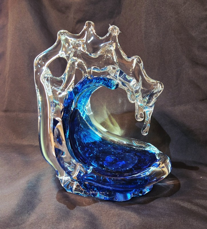 David Wight Springwater Glass Sculpture