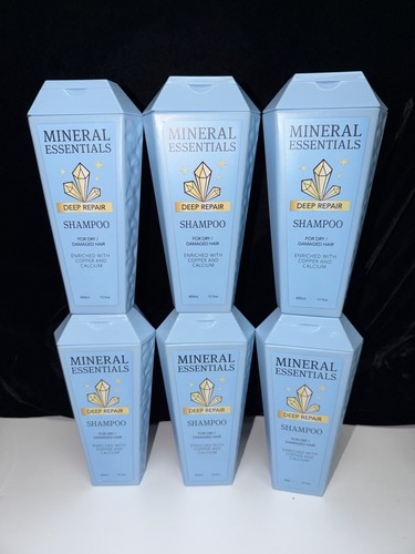 PACK OF 6-Saphira Mineral Essentials DEEP REPAIR-SHAMPOO ONLY 13.5oz Each