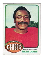1976 Topps Football Willie Lanier # 24 NMT