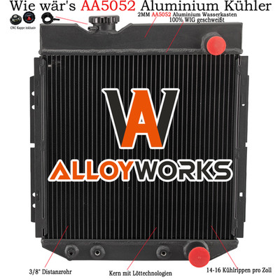 3 Reihig Wasserkühler Für Ford 64-66 Mustang 260.289 V8 .Shelby Falcon GT-350