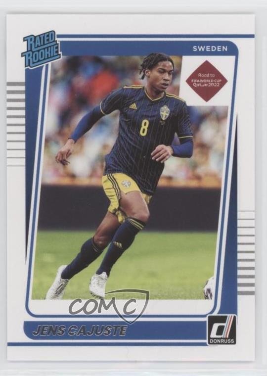 2021-22 Panini Donruss Road to Qatar Rated Rookie Jens-Lys Cajuste #191 fm0