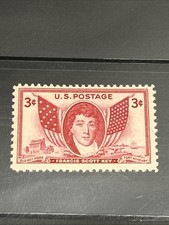 IS Stamp Scott 962 1948 3c Francis Scott Key Mint NH VF 