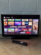 Bush LED HD Smart TV 24 Inch Netflix, YouTube prime video smart wifi tv & remote