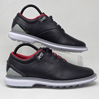 Nike Jordan ADG 4 Mens Size 7 Golf Shoes Black Grey Red Spikeless