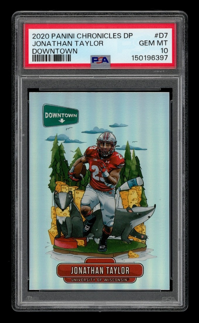 Jonathan Taylor Panini Chronicles Draft Picks Downtown Collegiate #D7 Base