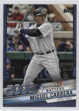 2020 Topps Update Decades Best Batters Blue Miguel Cabrera #DB-63 16it