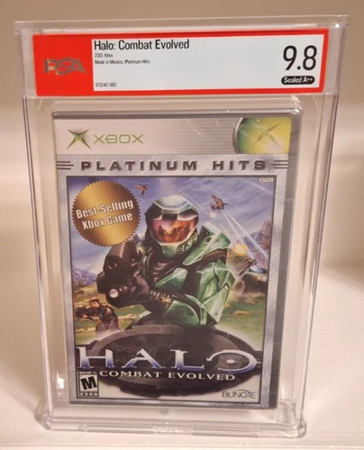 Halo Combat Evolved Microsoft Xbox Sealed New PSA 9.8 A++ WATA Graded