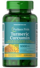 Puritan's Pride Turmeric Curcumin with Bioperine 1,000 mg-120  Capsules