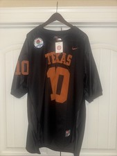 Texas Longhorns Vince Young #10 Nike Authentic Rose Bowl Jersey Black 56 3XL