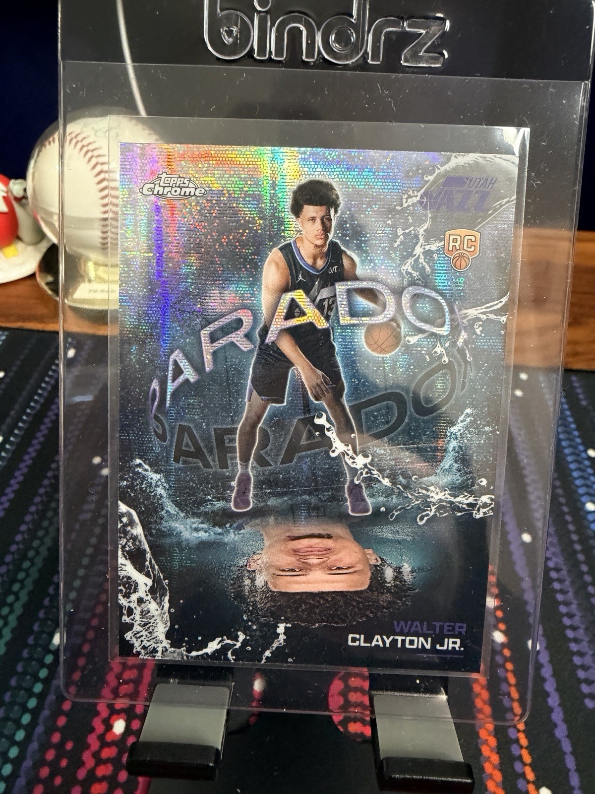 2025-26 Topps Chrome Walter Clayton Jr Paradox Rookie Case Hit RC SSP Jazz