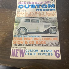 AUG 1961 CUSTOM RODDER -  vintage digest car magazine