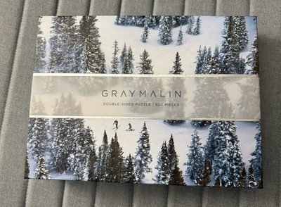 Gray Malin the Snow Double Sided 24'' x 18'' Puzzle - 500 pieces, by Galison
