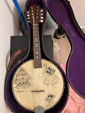 Vintage Weymann Style 24 Banjo Mandolin w/Case circa 1915
