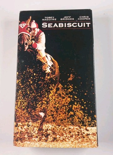 Seabiscuit (VHS) 2003 Tobey Maguire, Jeff Bridges, Elizabeth Banks TESTED