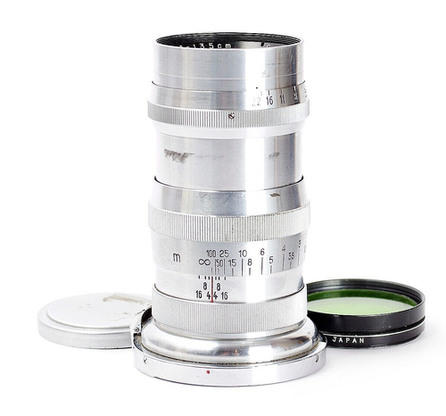 Carl Zeiss Jena Sonnar 4/13.5cm for Contax RF No.2403751 Brass Version Heavy