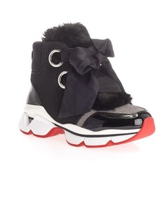 louboutin womens high top sneakers