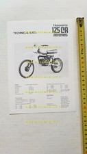 Husqvarna CR 125 Cross 1980 scheda tecnica originale