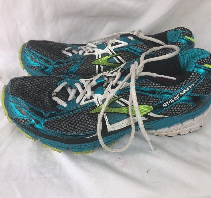 Women's Brooks Ravenna Running Shoes Size teal green