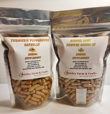 Turmeric Capsule Ginger Root Capsule Value Pack Combo Made Fresh On Demand