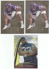 RC LOT (3) 1995 KOREY STRINGER ULTRA GOLD MEDALLION PINNACLE TROPHY COLLECTION