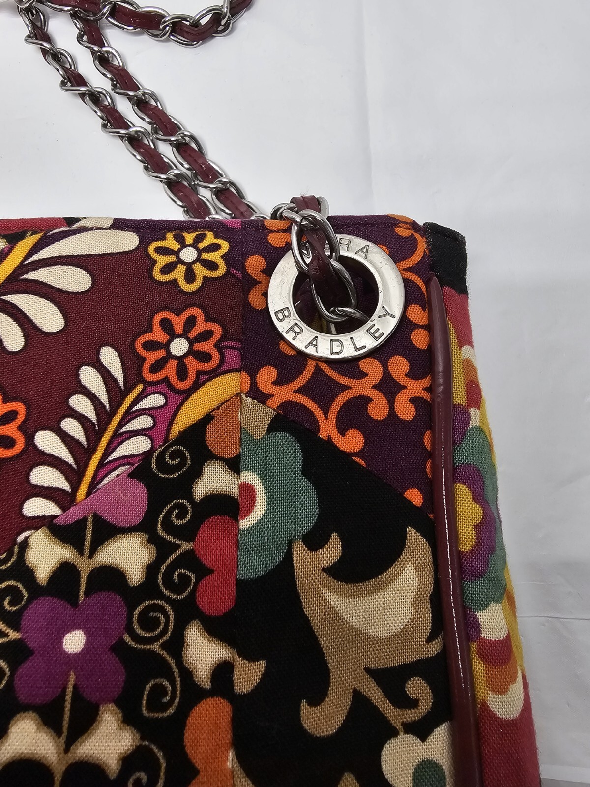 Vera Bradley Chain Handbag  Patchwork Shoulder Ba… - image 4