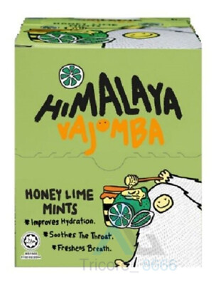 Himalaya Vajomba Honey Lime Mints 15g x 12 Packs FREE Shipping
