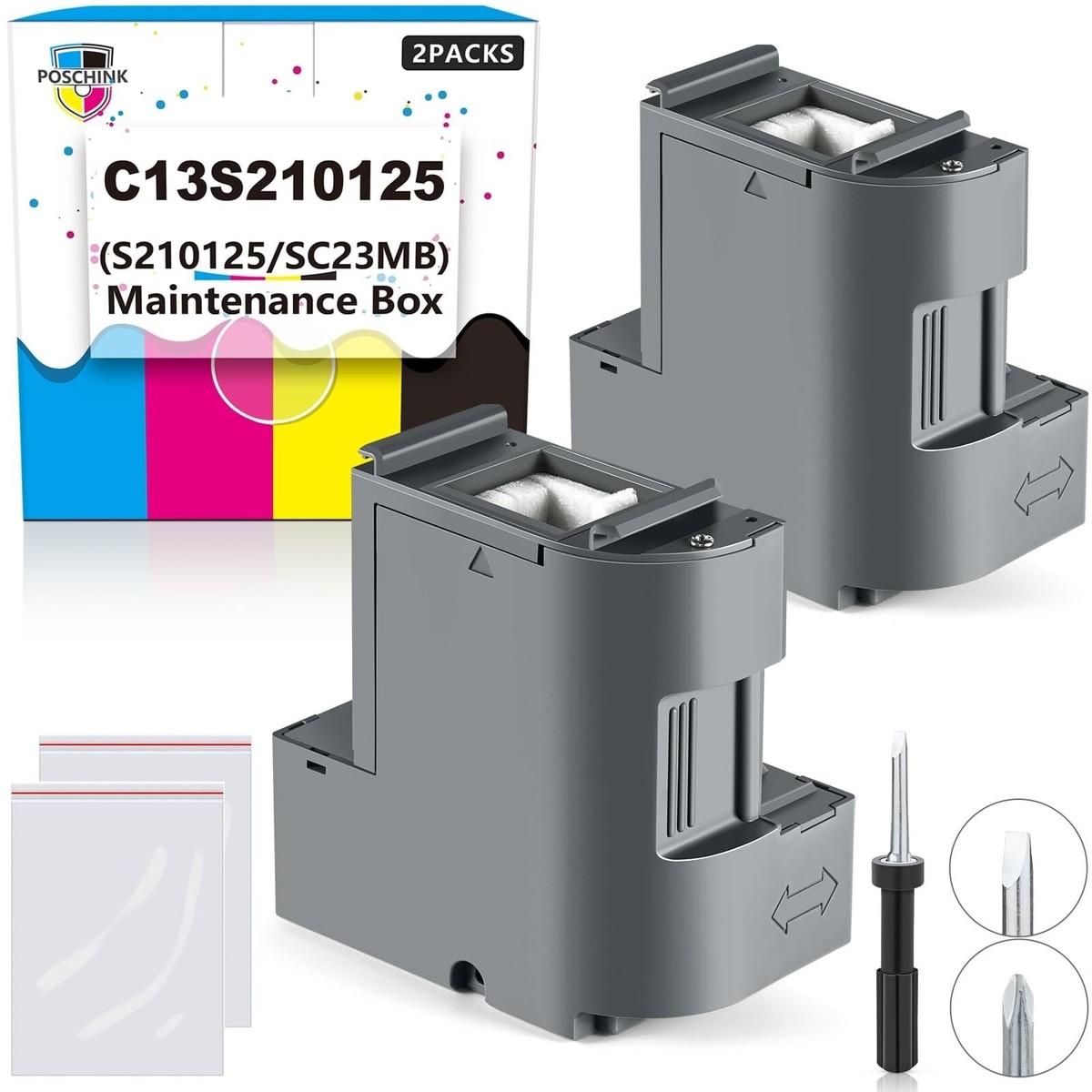 C13S210125 Ink Maintenance Box (S210125/SC23MB), Waste Ink Tank