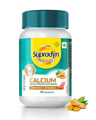 Supradyn Calcium 30 Tablet Multivitamin For Bones & Joint Health Free Shipping