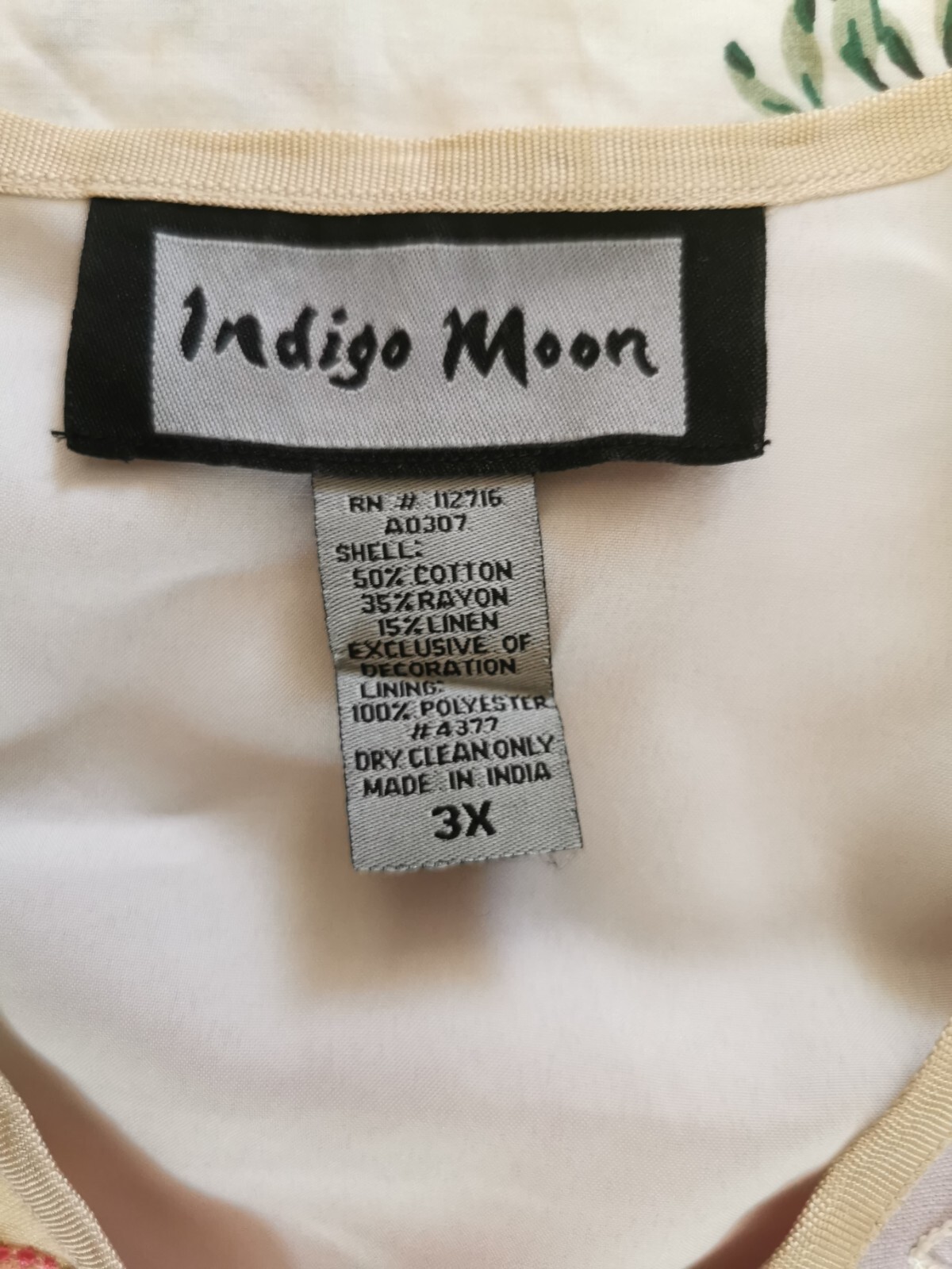Indigo Moon Womens Patchwork design Embroidered L… - image 4