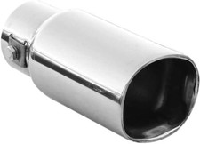 Auspuffblende Endrohr Edelstahl Universal Rund Für Opel Tigra Meriva Zafira