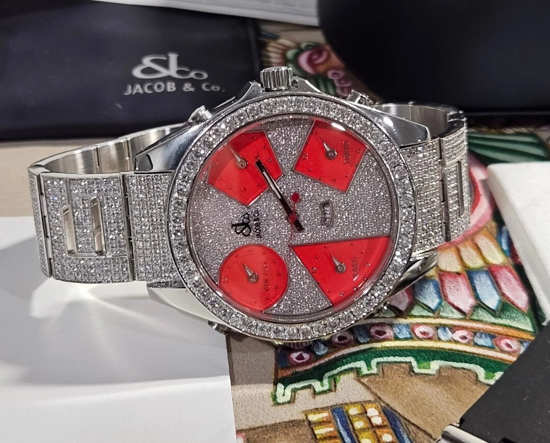 Iced out hotsell jacob watches