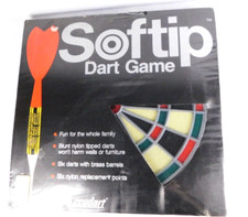 New Accudart Softip Dart Game Dartboard Nylon Tipped Darts Family Fun No holes