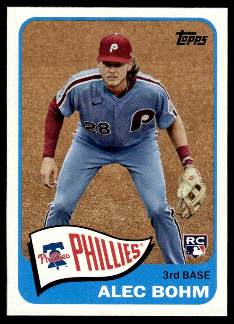 Alec Bohm Topps Philadelphia Phillies 0 Series eBay | Bowman RC 