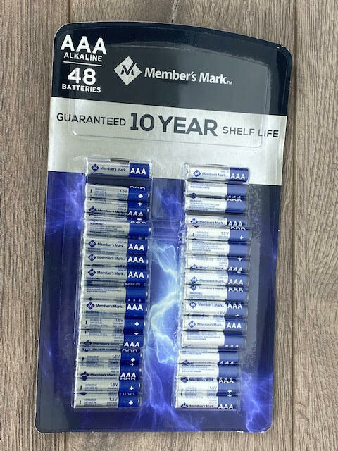 (48 Batteries ) Member's Mark Alkaline AAA Batteries with 10 Year Shelf Life.-image
