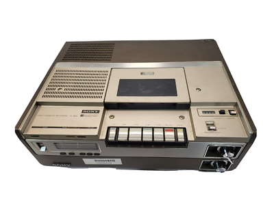 Vintage Sony Betamax X2 SL-8600 Video Cassette Recorder - UNTESTED