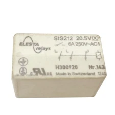 1PC ELESTA SIS212 20.5VDC Power Relay 6A 250VAC 7Pins