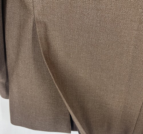 Izod Blazer Men's 44R Brown Polyester/Rayon 2 Button Sports Coat Jacket New - Picture 10 of 10