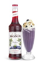 Monin Blueberry Syrup 70cl Bottle Pack of 1 or 6 Bottles Costa