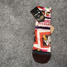 Stance Socks Crew Wonka Chocolate Bar Small/Kids Youth Medium 11y-2y