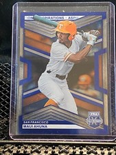 Maui Ahuna 2023 Elite Extra Aspirations Blue #11/349 Giants #5