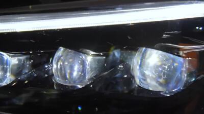 For 2014-2018-22 Infiniti Q50 Headlights w/LED DRL w/o AFS Clear Chrome