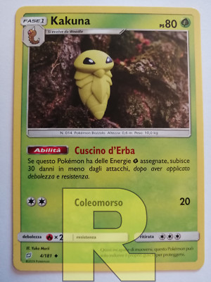 Kakuna   Team Game 4/181   Uncommon   Pokemon   Italian
