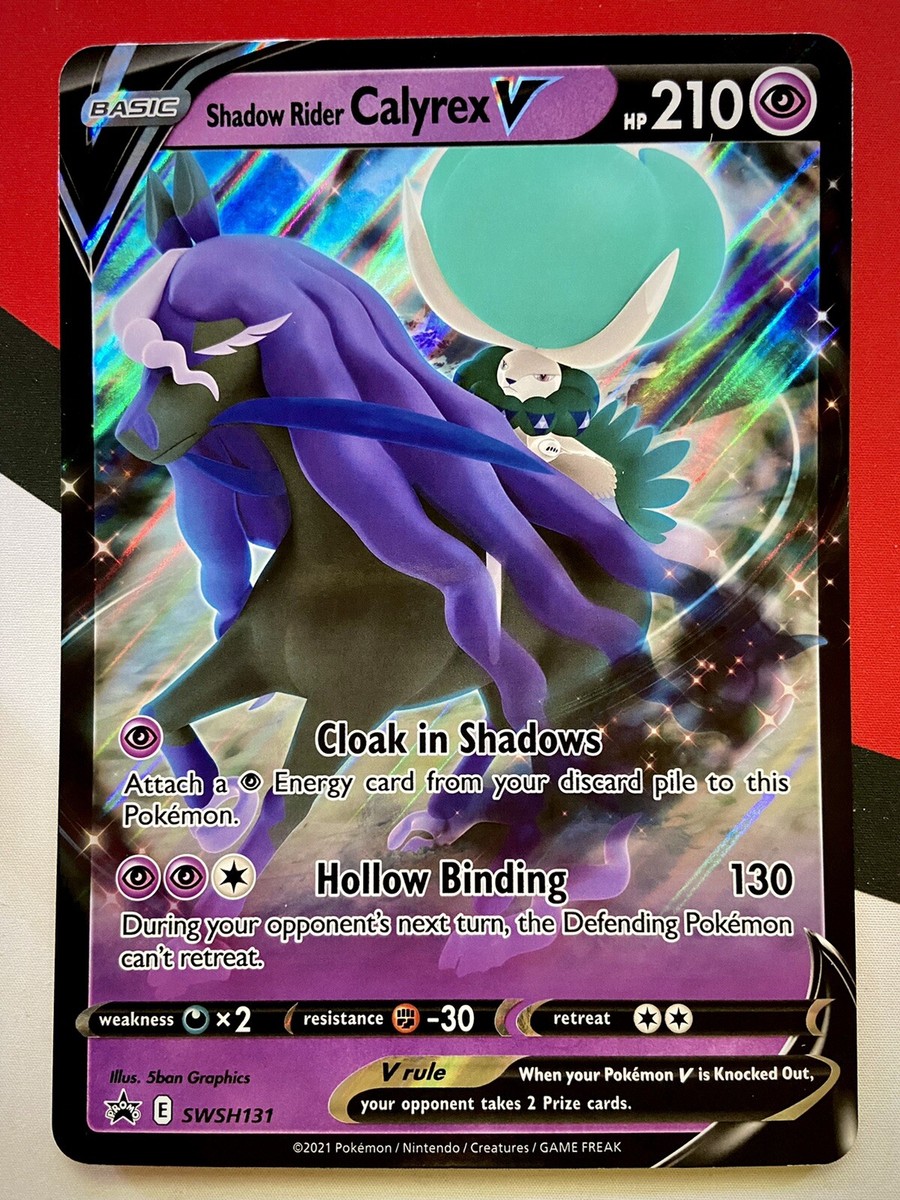 JUMBO Shadow Rider Calyrex V Oversized Card SWSH131 Pokémon