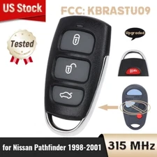 4 Button Upgraded Remote Car Key Fob for Nissan Pathfinder 1998-2001 KBRASTU09
