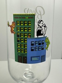 The Answer Brewpub Brewery RAMPAGE NES Nintendo Beer Glass Monkish Tree House