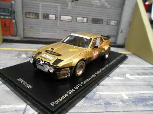 PORSCHE 924 Carrera GTS Rally DRM Metz 1981 Röhrl Monnet DIRTY Vers Spark 1:43 - Foto 5 di 8