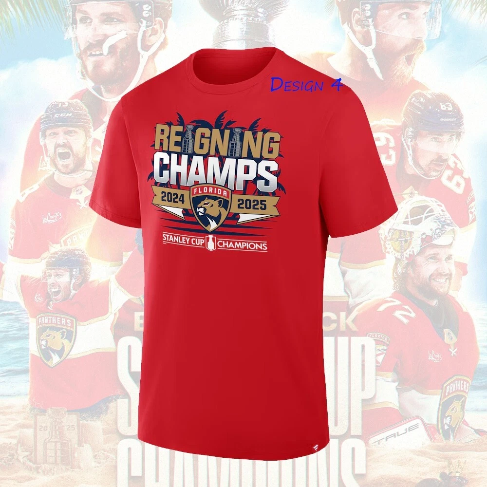 Florida Panthers 2025 Stanley Cup Champions One Side T-Shirt