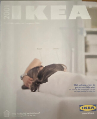 Ikea Katalog niederländisch mit Schutzhülle 2001
