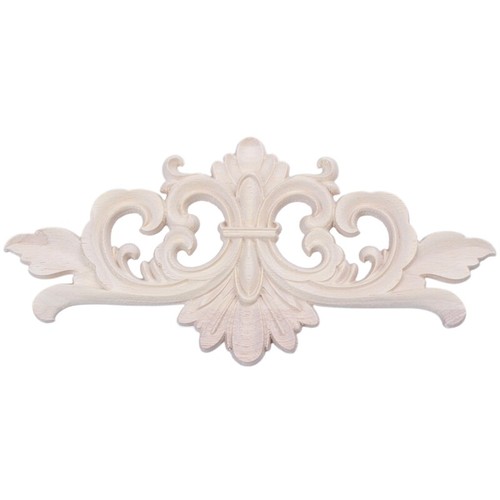 Applique De Meubles, 1Pc Nouveau Design En Bois Sculpté Onlay Applique