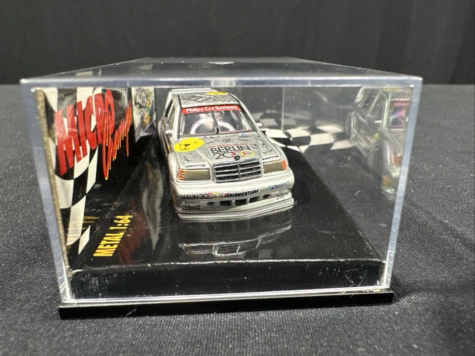 Microchamps Mercedes Benz 190 E Evo 2 Berlin 2000 Test #T1 DTM 1993 1:64 Diecast - Image 2 of 4
